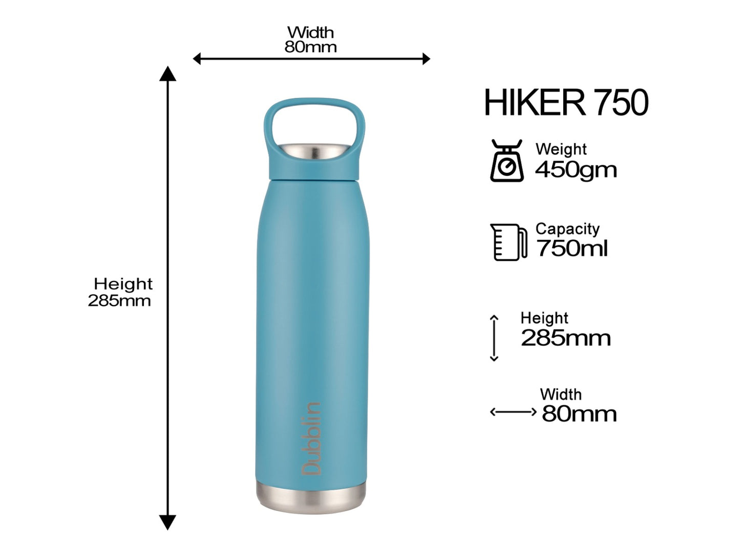 Dubblin Hiker 750 Thermal Vacuum Insulated Bottle
