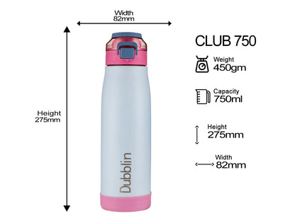 Dubblin Club 750ml Thermal Vacuum Insulated Bottle