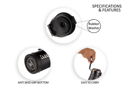 Dubblin Club 750ml Thermal Vacuum Insulated Bottle