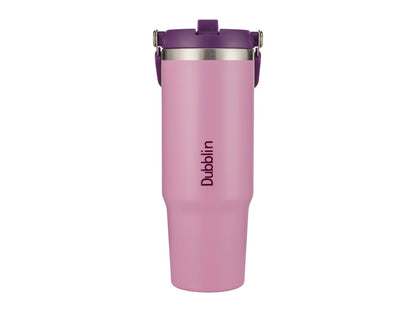 Dubblin Rage 800ml Thermal Vacuum Insulated Mug with Straw