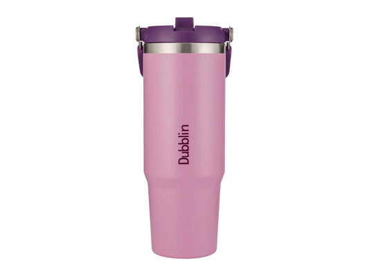 Dubblin Rage 800ml Thermal Vacuum Insulated Mug with Straw