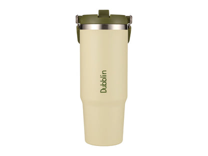 Dubblin Rage 800ml Thermal Vacuum Insulated Mug with Straw