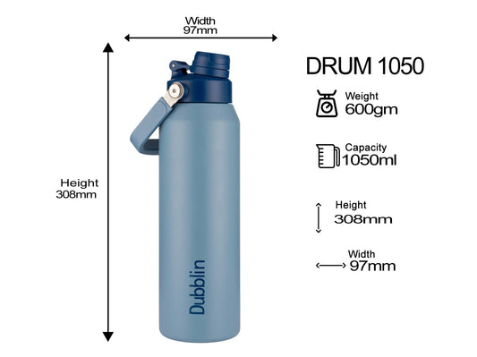 Dubblin Drum 1050ml Thermal Vacuum Insulated Bottle