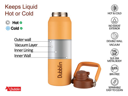 Dubblin Drum 1050ml Thermal Vacuum Insulated Bottle
