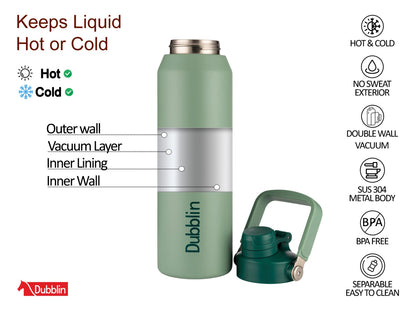 Dubblin Drum 1050ml Thermal Vacuum Insulated Bottle