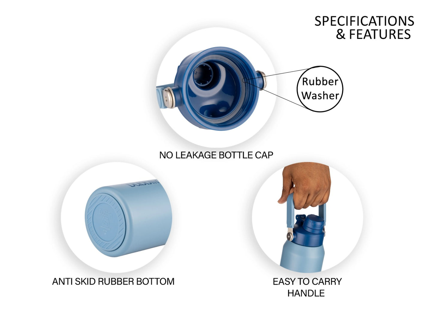 Dubblin Drum 1400 Thermal Vacuum Insulated Bottle