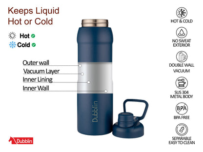Dubblin Crest 900 Thermal Vacuum Insulated Bottle