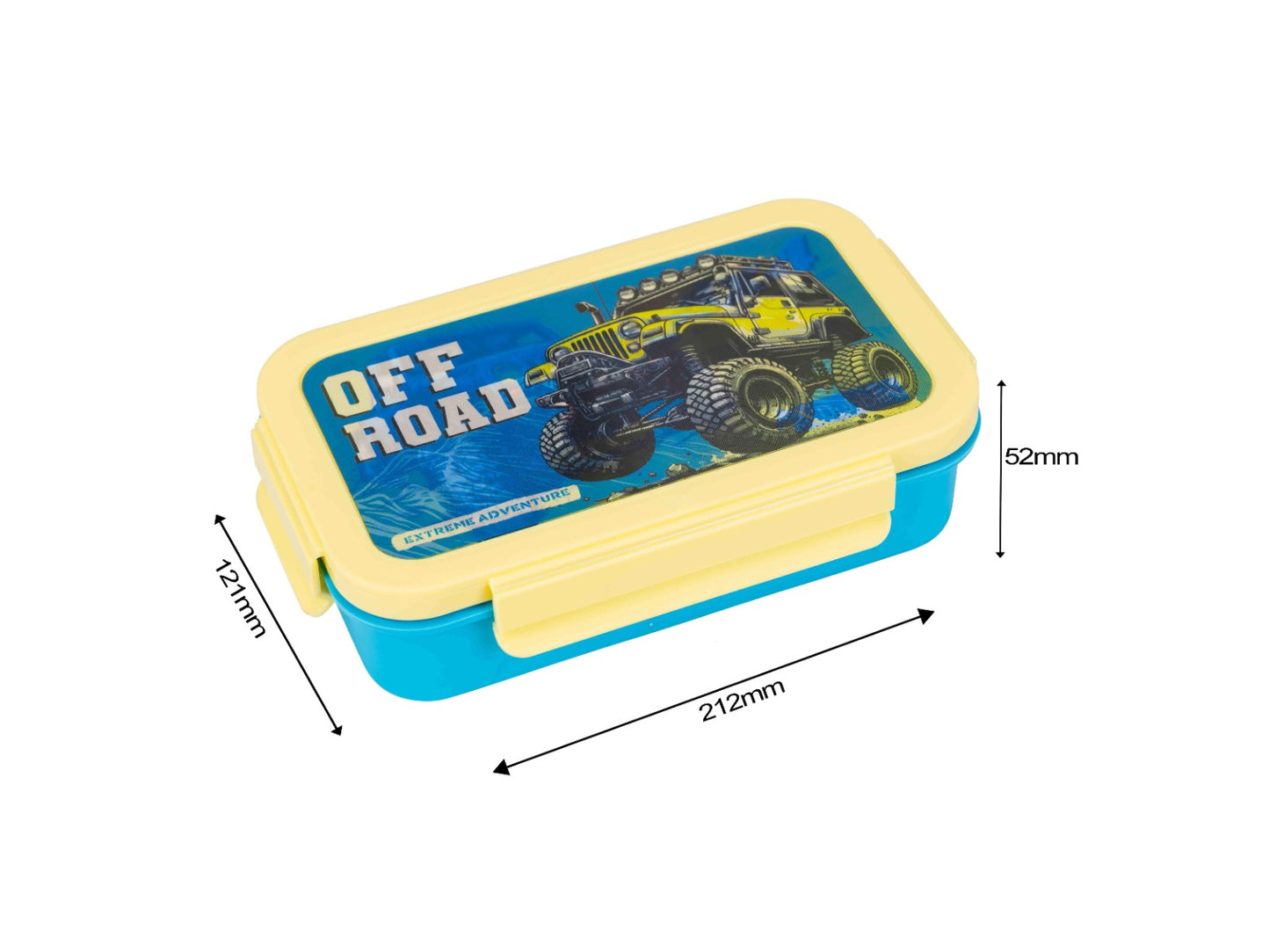 Dubblin Munch Stainless Steel Lunch Box with Inner Container (with Lenticular Sticker)