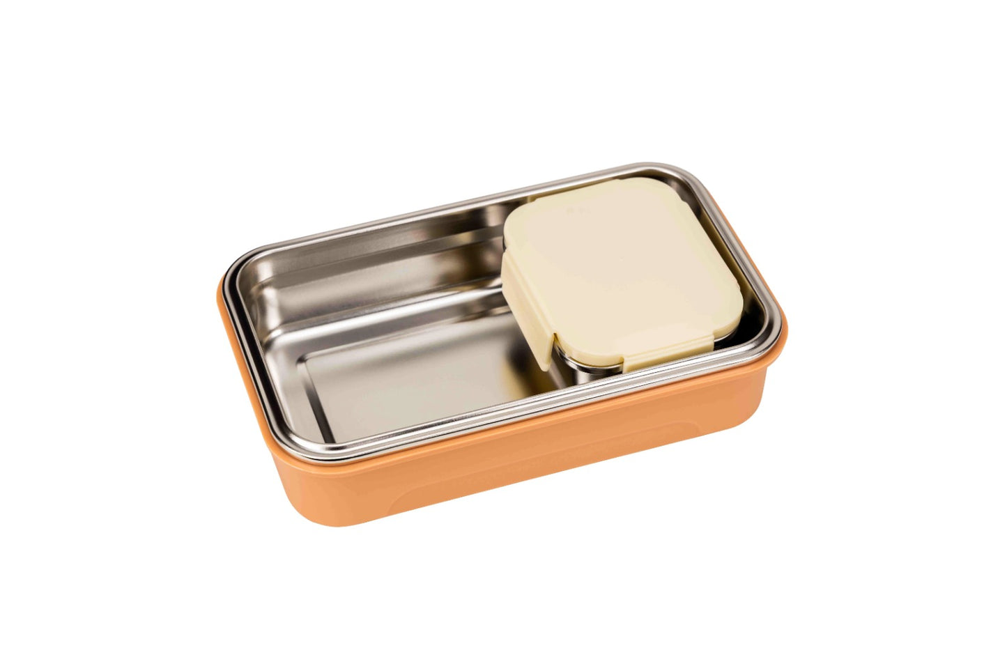 Dubblin Munch Stainless Steel Lunch Box with Inner Container (with Lenticular Sticker)