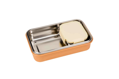 Dubblin Munch Stainless Steel Lunch Box with Inner Container (with Lenticular Sticker)