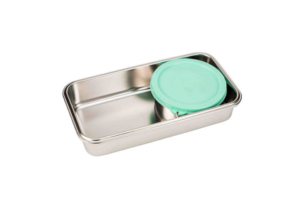 Dubblin Crunch Stainless Steel Lunch Box with Inner Container (with Lenticular Sticker)