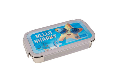 Dubblin Crunch Stainless Steel Lunch Box with Inner Container (with Lenticular Sticker)