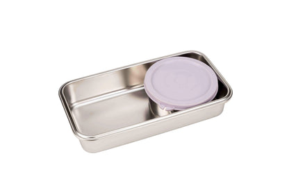 Dubblin Crunch Stainless Steel Lunch Box with Inner Container (with Lenticular Sticker)
