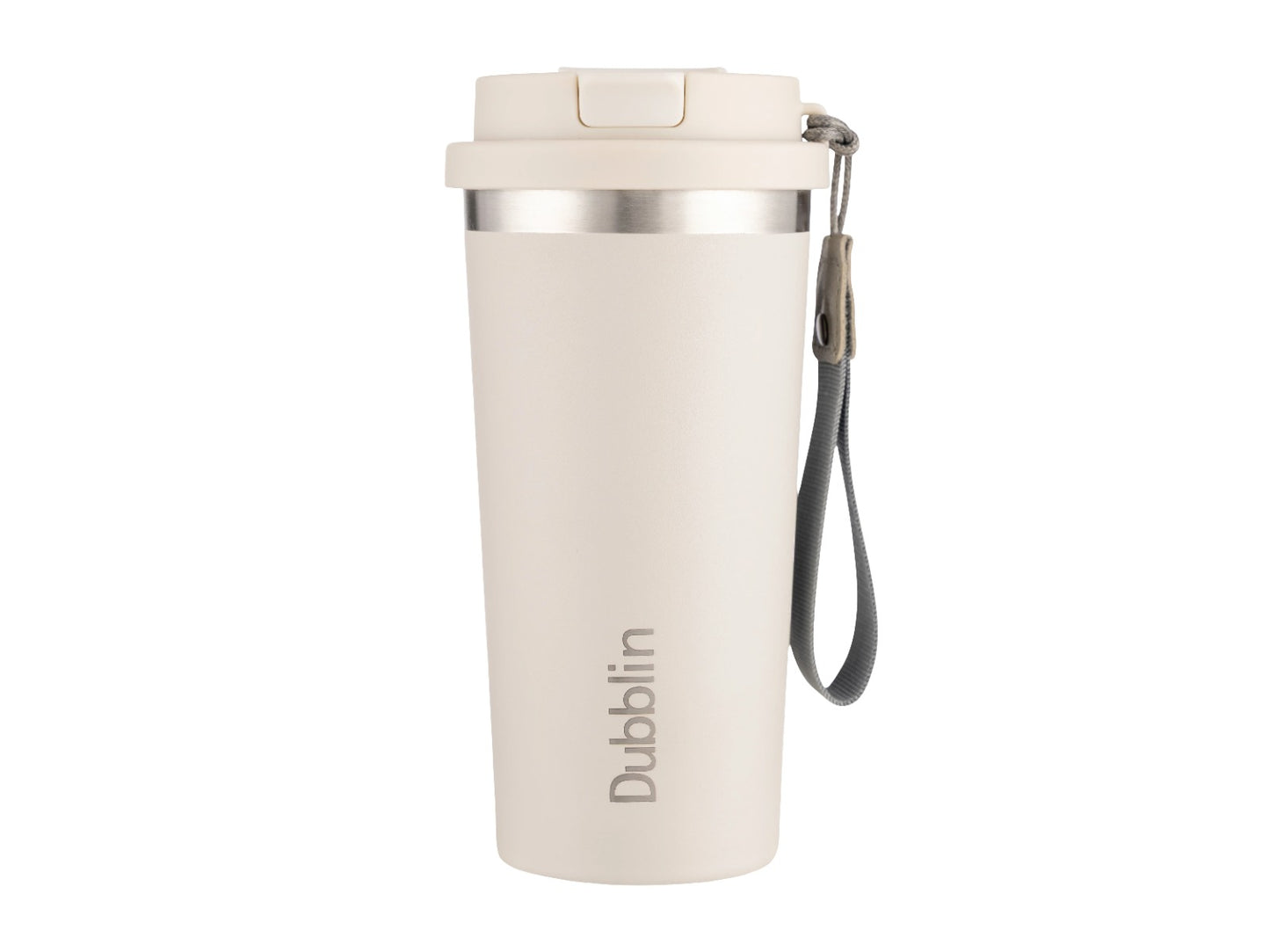 Dubblin Euro 500ml Thermal Vacuum Insulated Bottle with Silicon Straw (Twin Flow: Gulper Plus Straw Sipper)