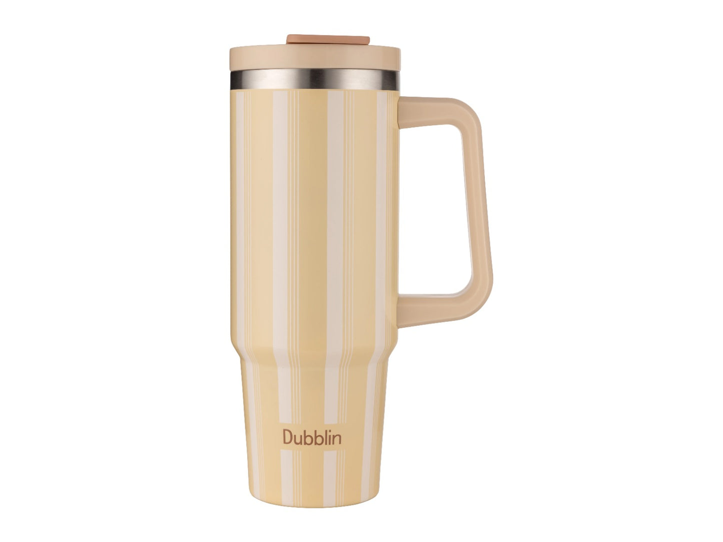 Dubblin Rock 900ml Thermal Vacuum Insulated Mug with Stainless Steel Straw (Twin Flow: Gulper Plus Straw Sipper)