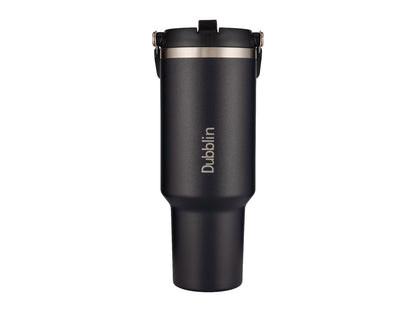 Dubblin Rage 1200ml Thermal Vacuum Insulated Mug with Straw