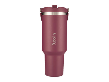 Dubblin Rage 1200ml Thermal Vacuum Insulated Mug with Straw