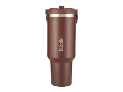 Dubblin Rage 1200ml Thermal Vacuum Insulated Mug with Straw