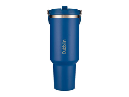 Dubblin Rage 1200ml Thermal Vacuum Insulated Mug with Straw