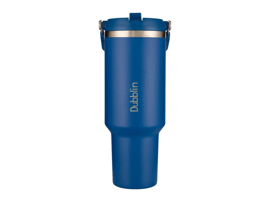 Dubblin Rage 1200ml Thermal Vacuum Insulated Mug with Straw