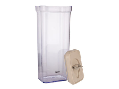 Dubblin Smart Lock Jar Rectangular Kitchen Storage Container
