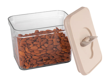 Dubblin Smart Lock Jar Rectangular Kitchen Storage Container