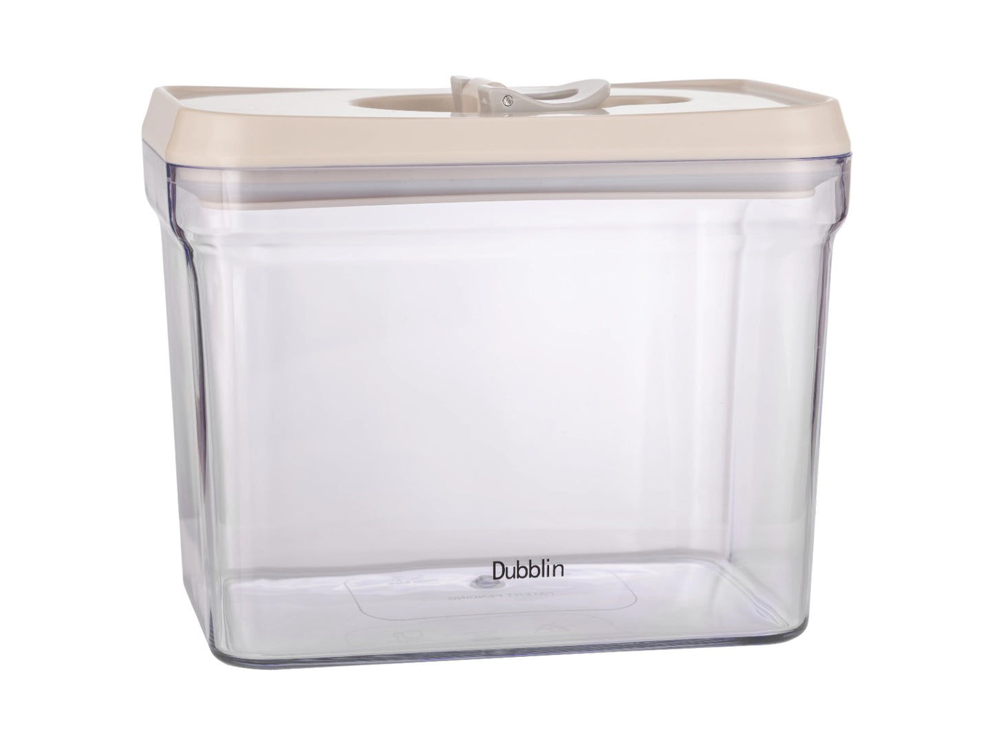Dubblin Smart Lock Jar Rectangular Kitchen Storage Container