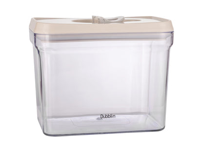 Dubblin Smart Lock Jar Rectangular Kitchen Storage Container