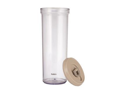 Dubblin Smart Lock Jar Round Kitchen Storage Container