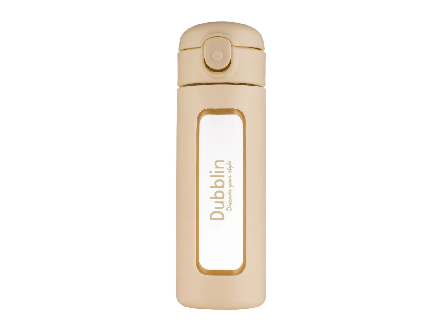 Dubblin Bling 360ml Borosilicate Glass Bottle with Strainer