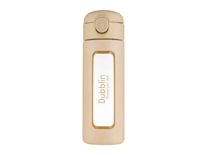 Dubblin Bling 360ml Borosilicate Glass Bottle with Strainer