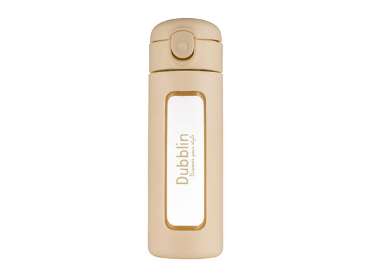 Dubblin Bling 360ml Borosilicate Glass Bottle with Strainer