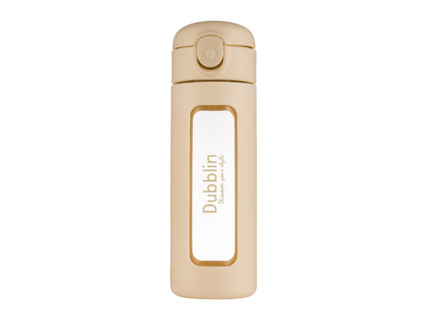 Dubblin Bling 360ml Borosilicate Glass Bottle with Strainer