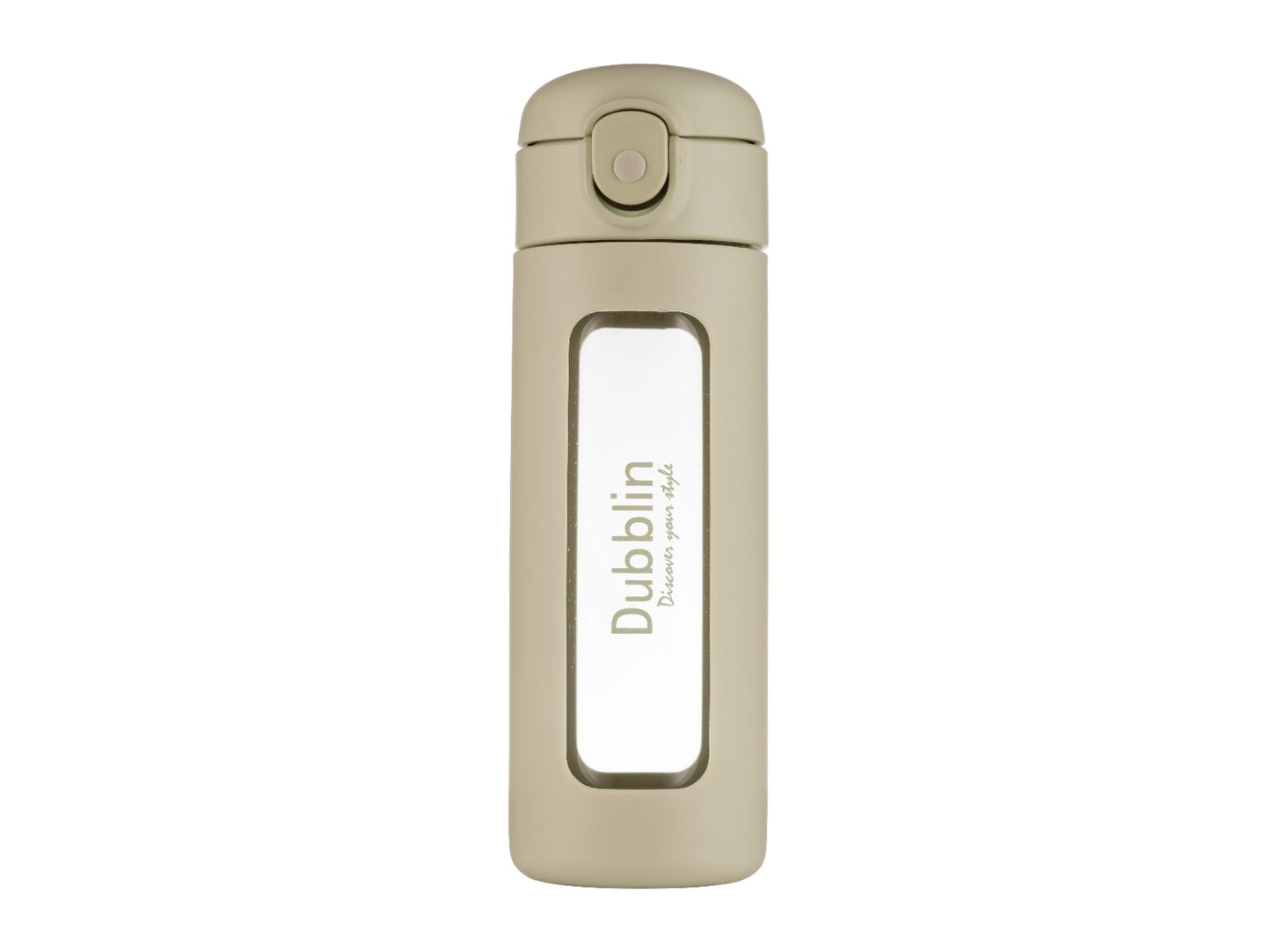 Dubblin Bling 360ml Borosilicate Glass Bottle with Strainer