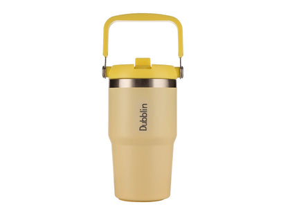 Dubblin Rage 550ml Thermal Vacuum Insulated Mug with Straw