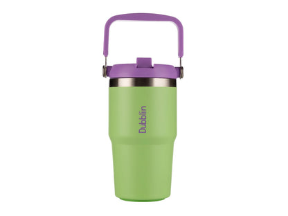Dubblin Rage 550ml Thermal Vacuum Insulated Mug with Straw
