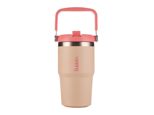 Dubblin Rage 550ml Thermal Vacuum Insulated Mug with Straw