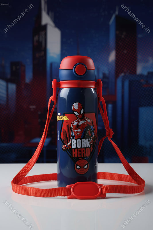 Milton Marvel Torque 650 Stainless Steel Kids Straw Bottle