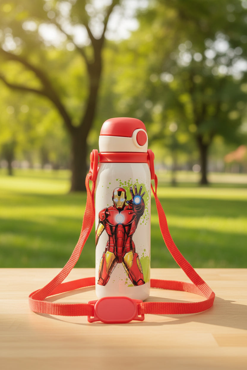 Milton Marvel Torque 650 Stainless Steel Kids Straw Bottle