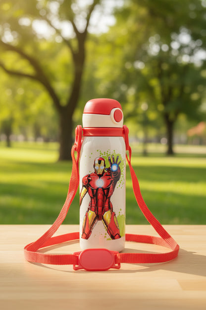 Milton Marvel Torque 650 Stainless Steel Kids Straw Bottle