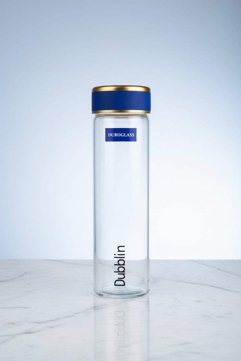 Dubblin Dew 600ml Borosilicate Glass Bottle