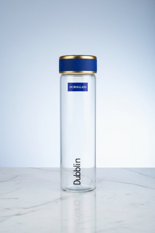 Dubblin Dew 600ml Borosilicate Glass Bottle