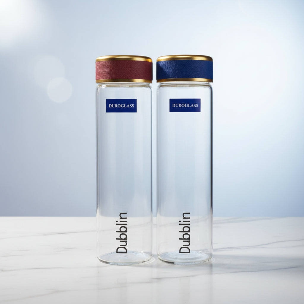 Dubblin Dew 600ml Borosilicate Glass Bottle
