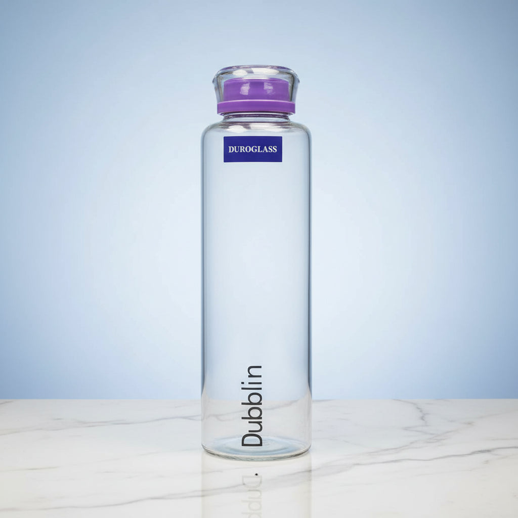 Dubblin Shell 600ml Borosilicate Glass Bottle
