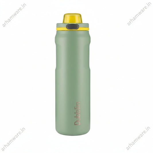 Dubblin Modern 750 Thermal Vacuum Insulated Bottle (Twin Flow: Gulper Plus Straw Sipper)