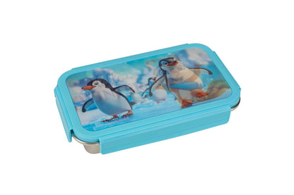 Dubblin Snoofy Stainless Steel Lunch Box 2 Partition (with Lenticular Sticker)