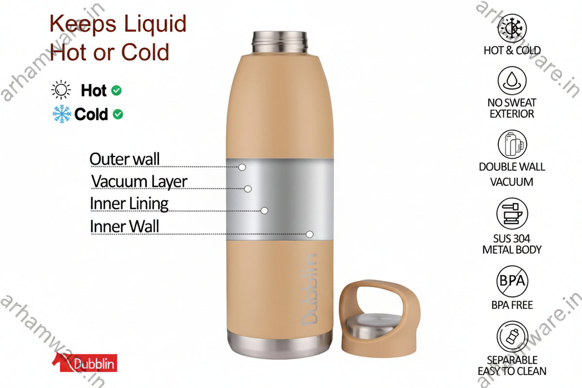 Dubblin Hiker 1000 Thermal Vacuum Insulated Bottle