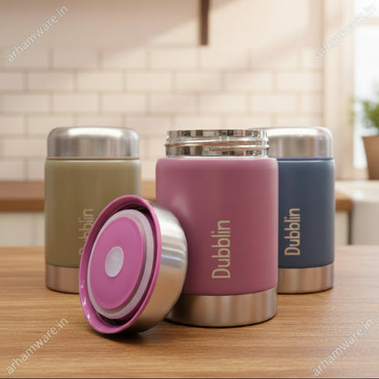 Dubblin Mid Day Meal 450ml Thermal Vacuum Insulated Food Container