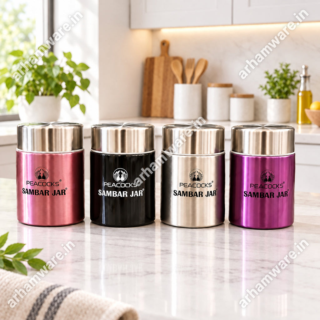 PE Birds Fusion Sambar Jar 180ml Thermal Vacuum Insulated