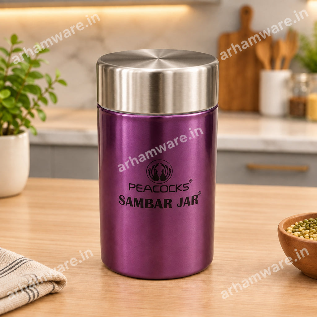 PE Birds Fusion Sambar Jar 220ml Thermal Vacuum Insulated